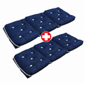 Kapok sittepute 3-delt 110 x 45 cm - Compass forfra