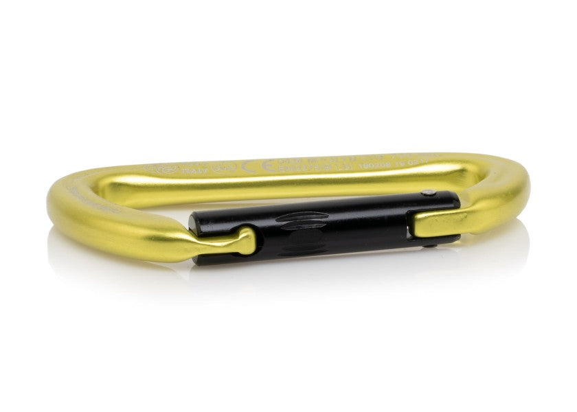 Karabinkrok aluminium TRAPPER STRAIGHT GATE asymmetrisk montert