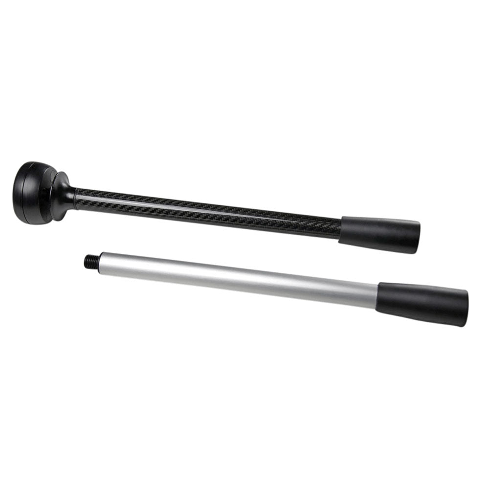 Karbonmast 33 cm tredelt for instrumenter med kabelåpning