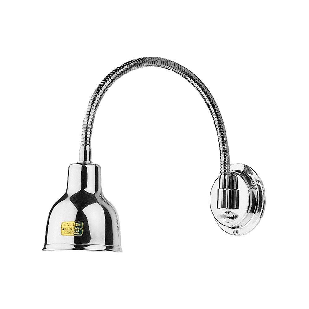 Kartbordlampe forkrommet messing 90 mm G4 10 W Cabin for båtbruk