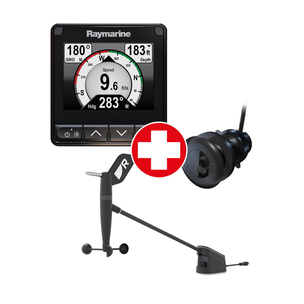 Nærbilde av vindinstrument på Kartplotter Axiom+ 7 RV