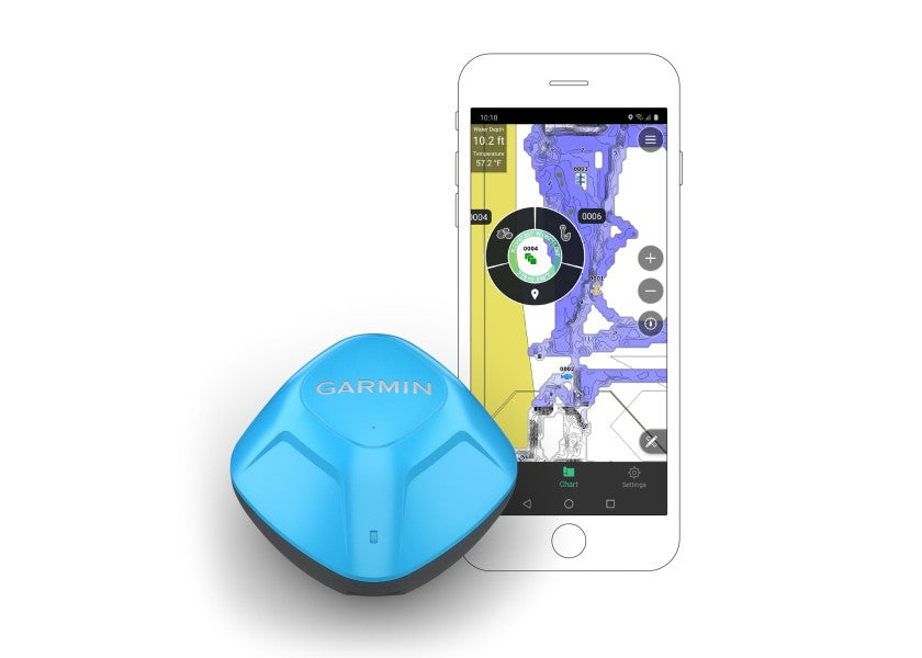 Kastbart ekkolodd STRIKER Cast med GPS Garmin forfra