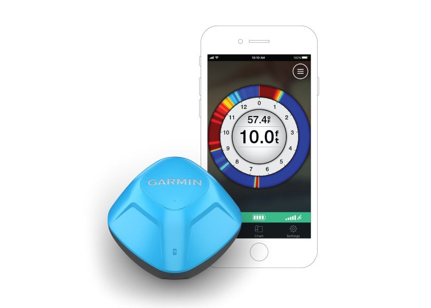 Kastbart ekkolodd STRIKER Cast med GPS Garmin bakside