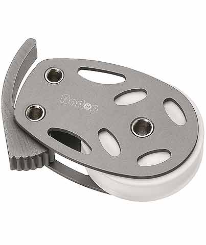 Kasteblokk med klemme 50 mm Barton-Marine forfra