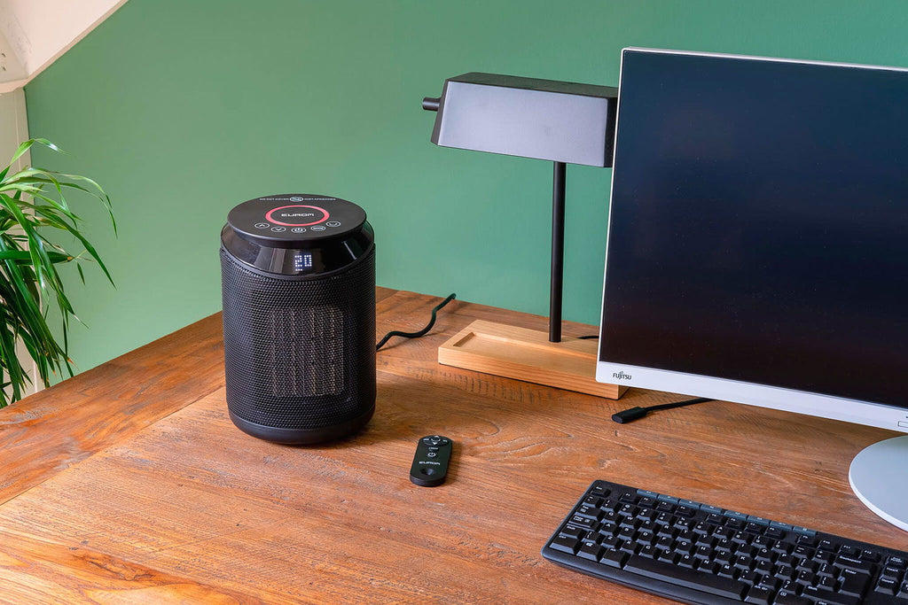 Bakside keramisk varmeovn 2000 W med WiFi-styring 3 trinn 230 V