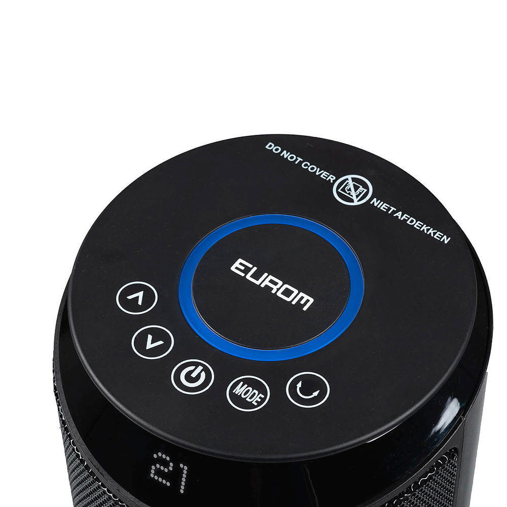 Detalj keramisk varmeovn 2000 W med WiFi-styring 3 trinn 230 V