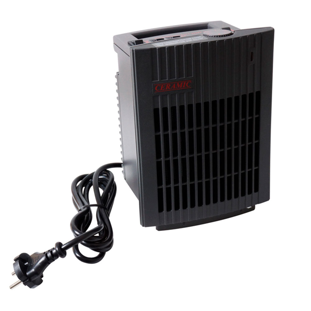 Keramisk varmeovn 230V 1500W 750/1500W 1,5 kg forside