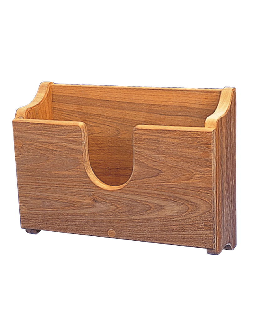 Kikkertholder teak 25 x 20,3 x 9,5 cm for kikkerter opptil 10x50 front