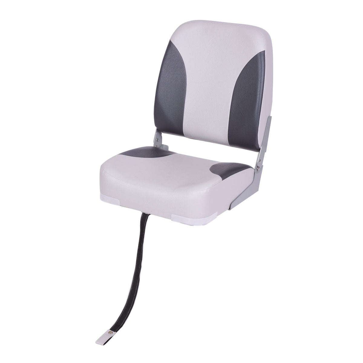 Klappbar båtstol Comfort XL 56x40,5x38 cm grå fra Talamex sett forfra