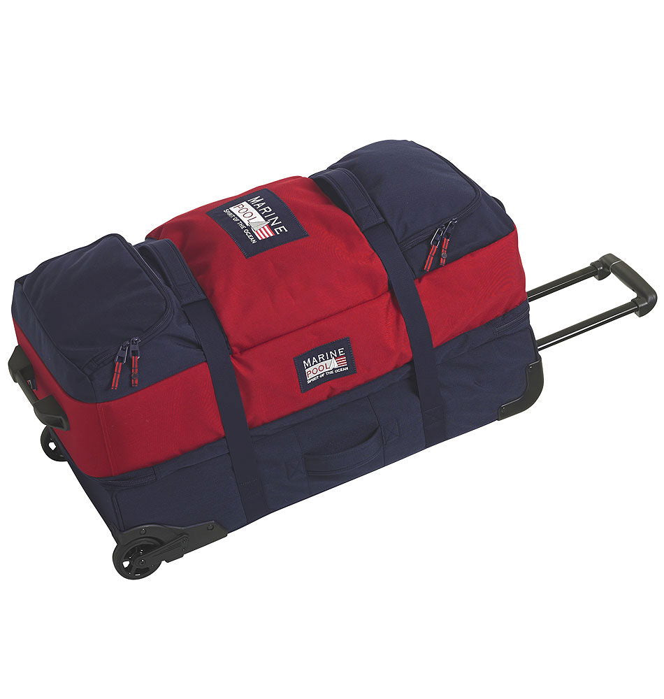Klassik trillebar bag 140 liter 900 denier polyester Marinepool detalj