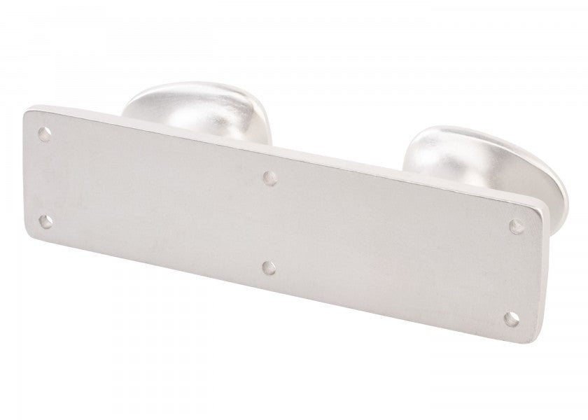 Knoppuller aluminium sølvanodisert PFEIFFER bakside
