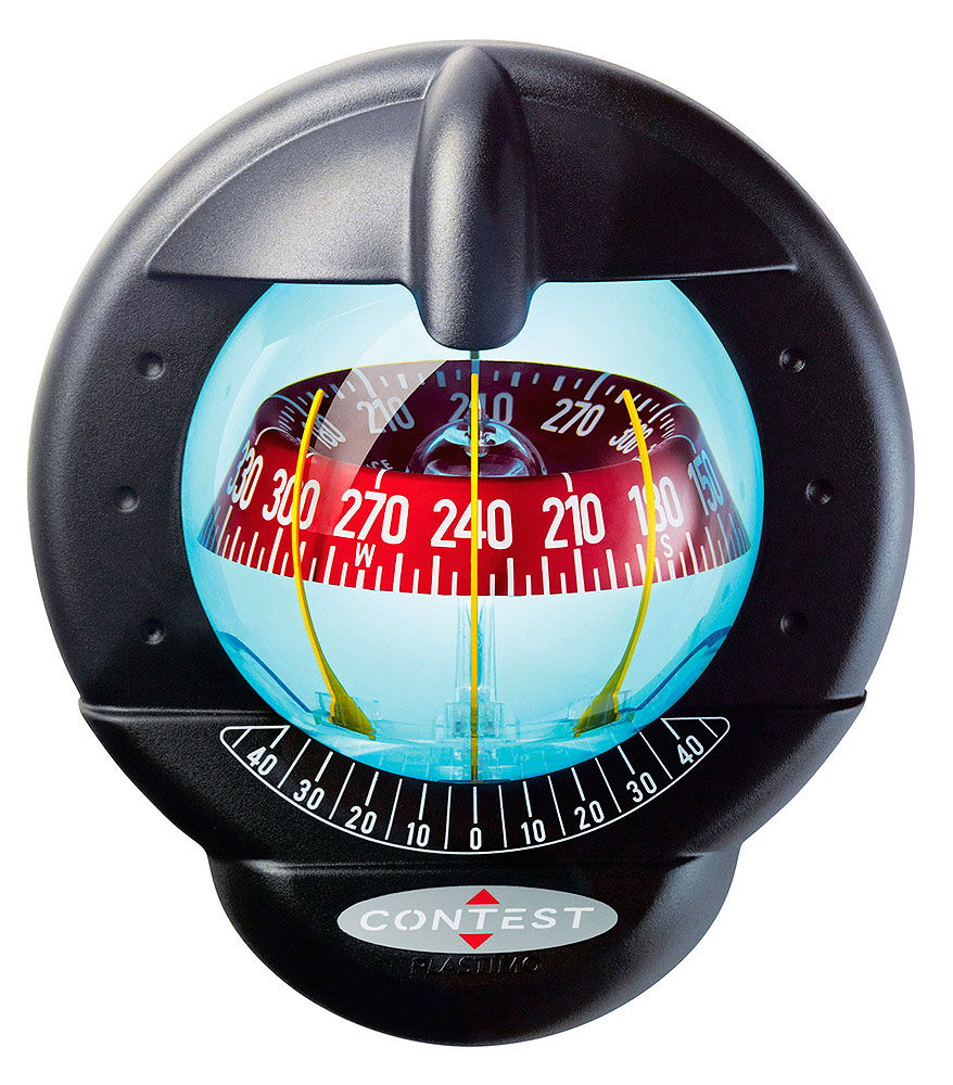 Kompass Contest 101 dobbel avlesning 10 cm rosediameter - Plastimo forfra