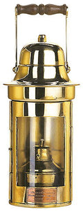 Kompasslampe messing sektorlampe for standkompass forfra
