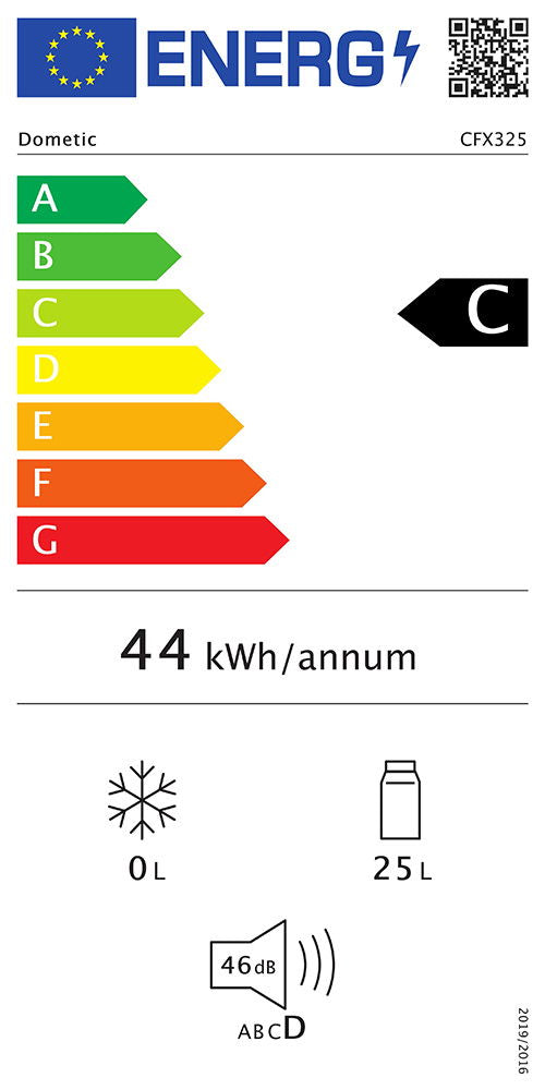Kompressor kjøle- og fryseboks CFX3 25 detalj av TFT-display
