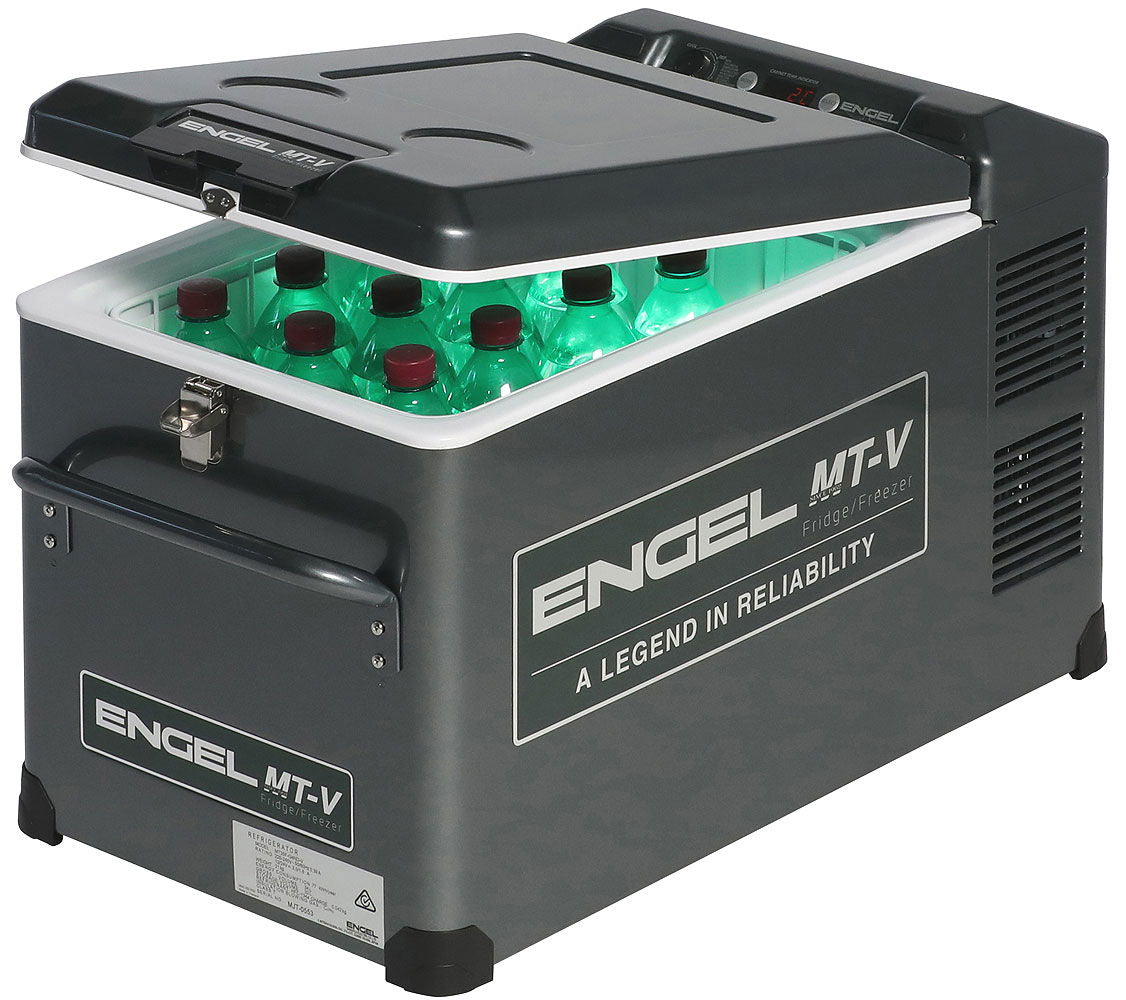 Kompressorkjøleboks 32 l 12V/24V/230V digital temperatur - Engel forfra
