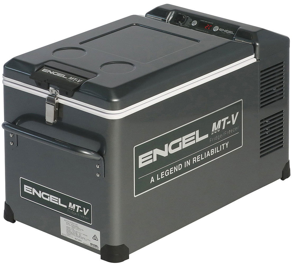Kompressorkjøleboks 32 l 12V/24V/230V digital temperatur - Engel bakside