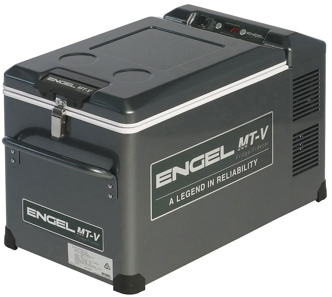 Kompressorkjøleboks 32 l 12V/24V/230V digital temperatur - Engel bakside