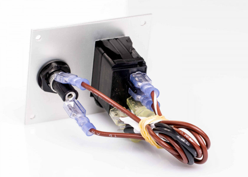 Kontrollpanel for lensepumpe 12V - Johnson Pump bakside