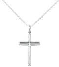 Korsanheng hvitt gull 585 14 karat Ursula Christ forfra