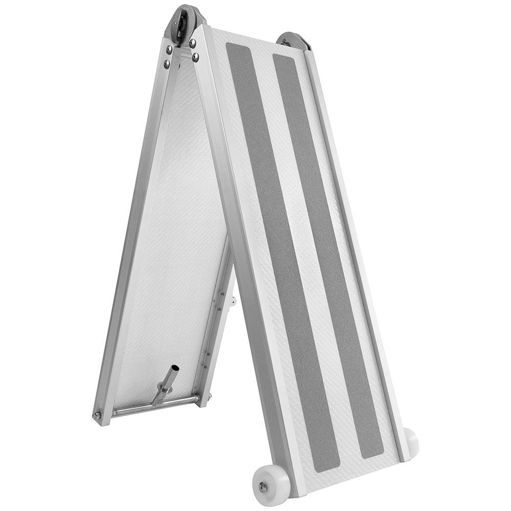 Landgang klappbar aluminium 2 m 150 kg belastning 8 kg egenvekt for båt