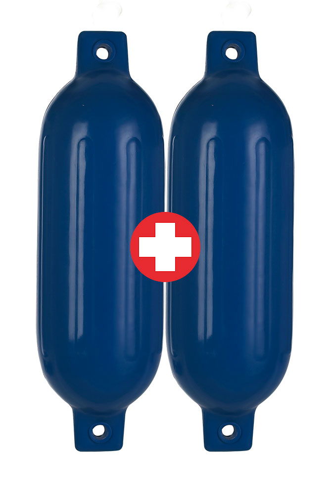 Langfender 4-pakk med fenderliner PVC 40 x 12 cm nærbilde ventil