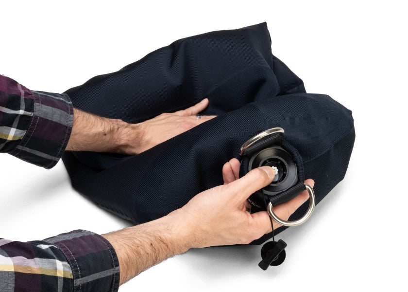 Langfender tekstil polyester marineblå - Fendertex bakside