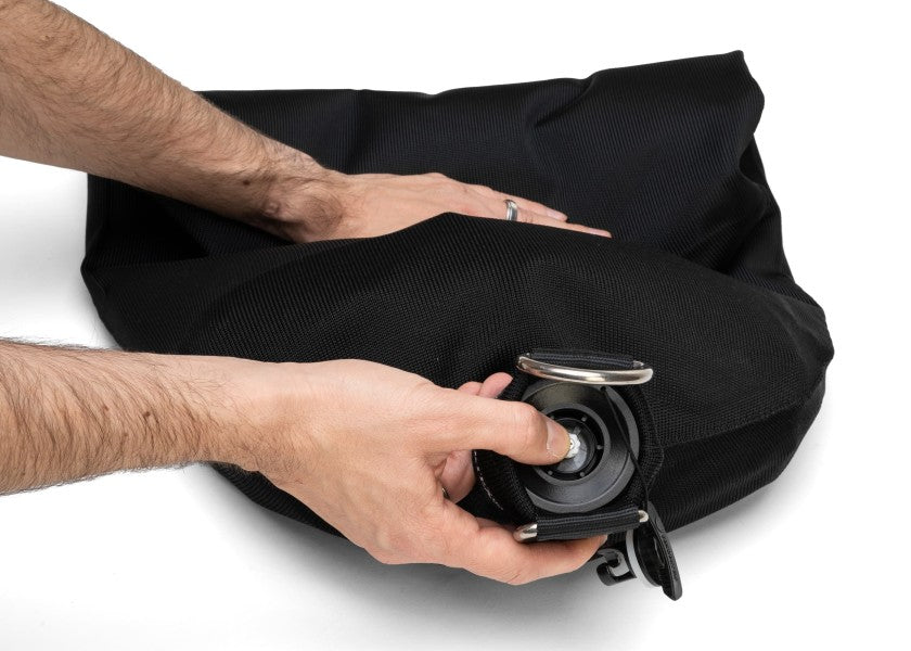 Langfender tekstil polyester svart - Fendertex nærbilde
