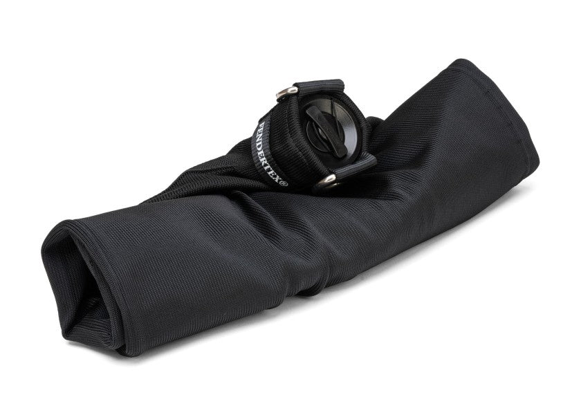 Langfender tekstil polyester svart - Fendertex utsnitt av tekstur