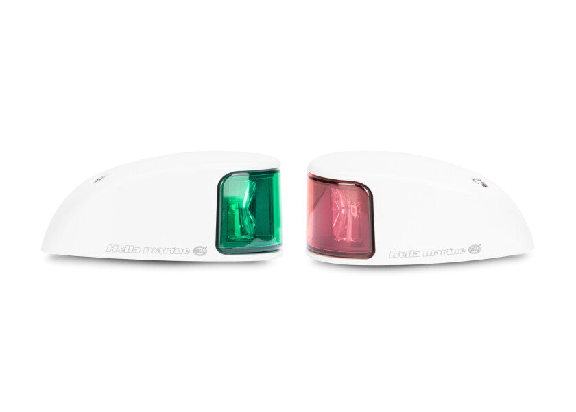 Lanternesett NaviLED Deckmount styrbord hvit LED 12/24V for dekkmontering