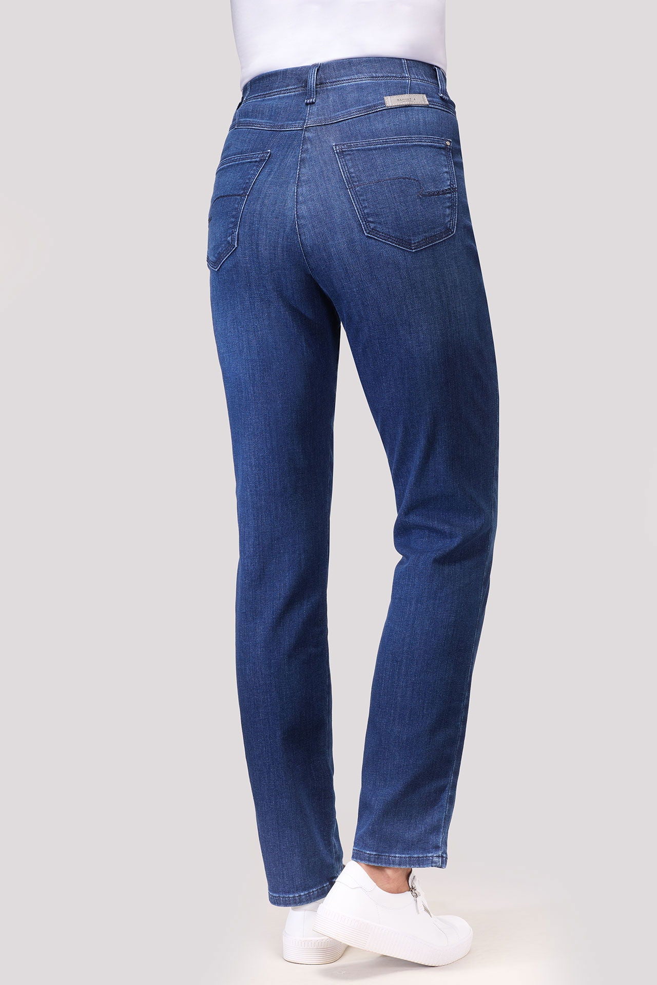 Laura jeans dame stretch komfort linning detalj av linning