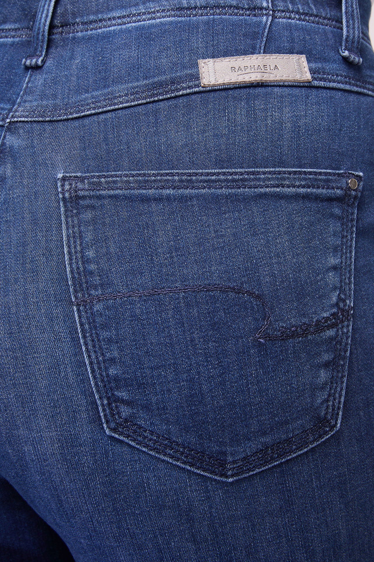 Laura jeans dame stretch komfort linning og lomme detaljer
