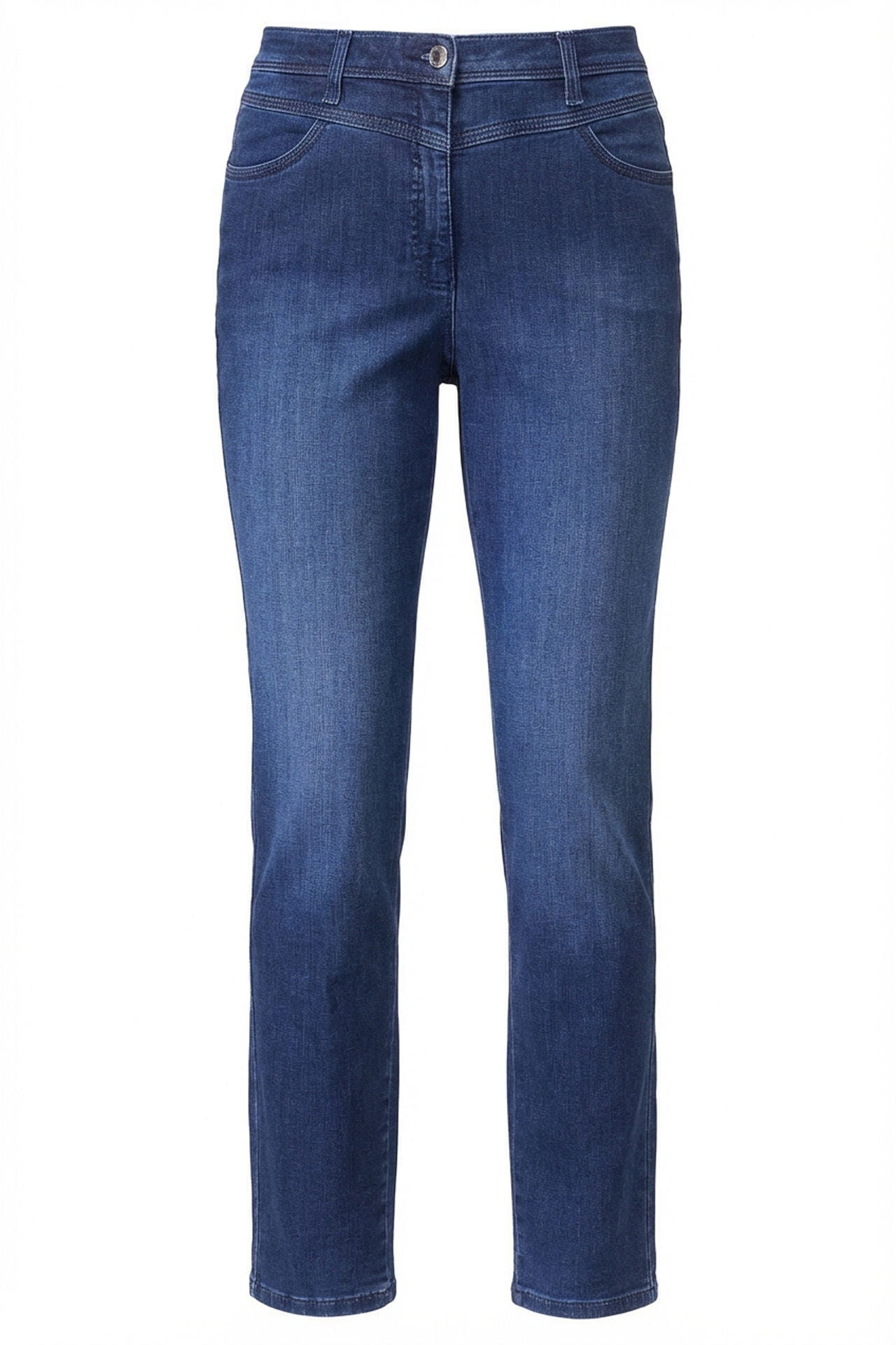 Laura jeans dame stretch komfort linning helfigur
