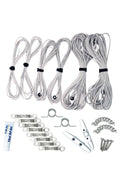 Lazy Jack system for båter opptil 30 fot med Low Friction Ring forfra