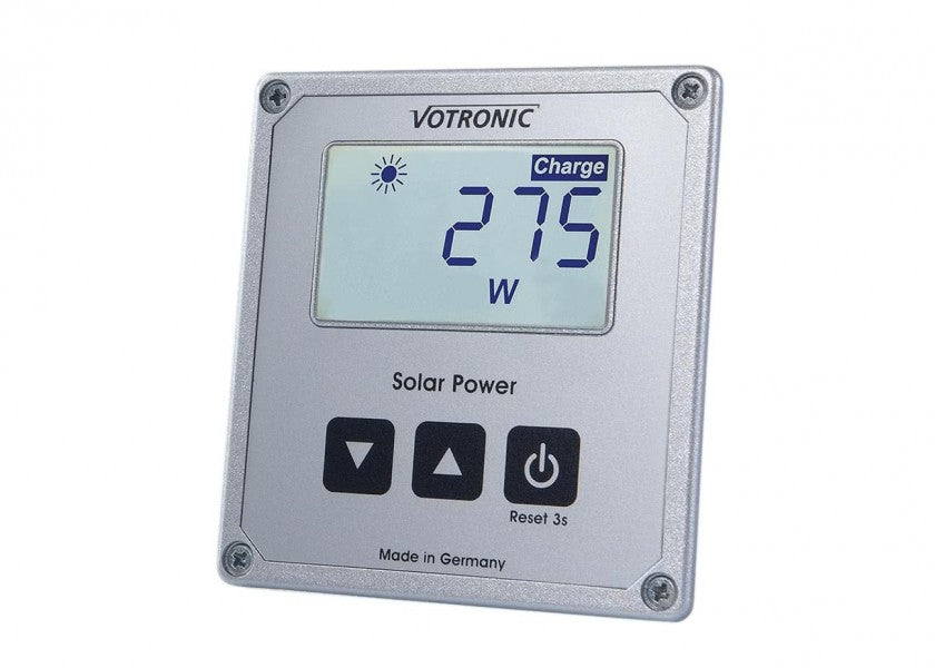 LCD Solar-Computer S solcelleovervåking forfra