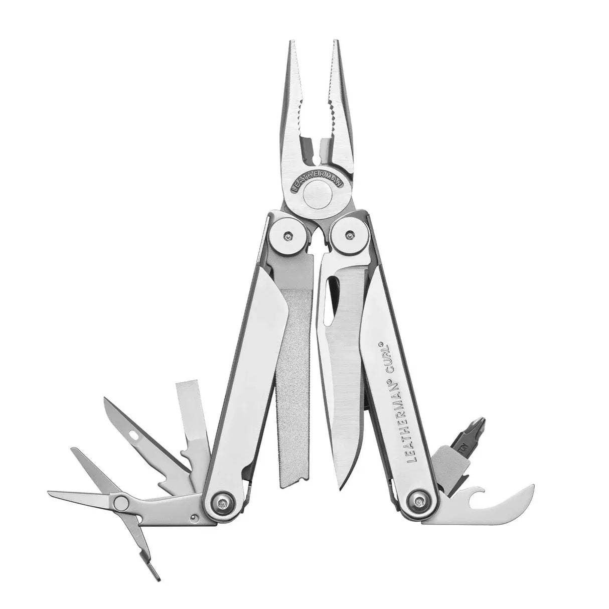Leatherman Curl multitool 15 verktøy forfra
