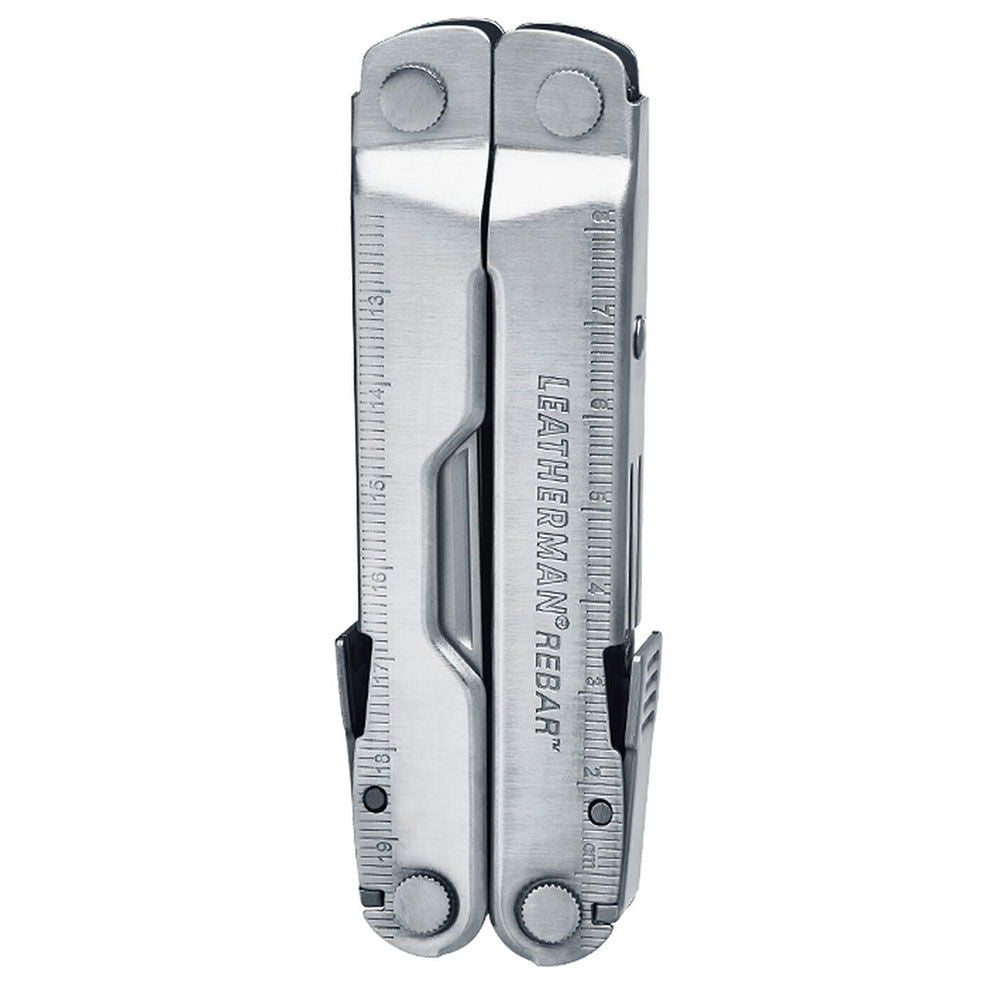 Detalj av utskiftbar wirекutter på Leatherman Rebar multitool