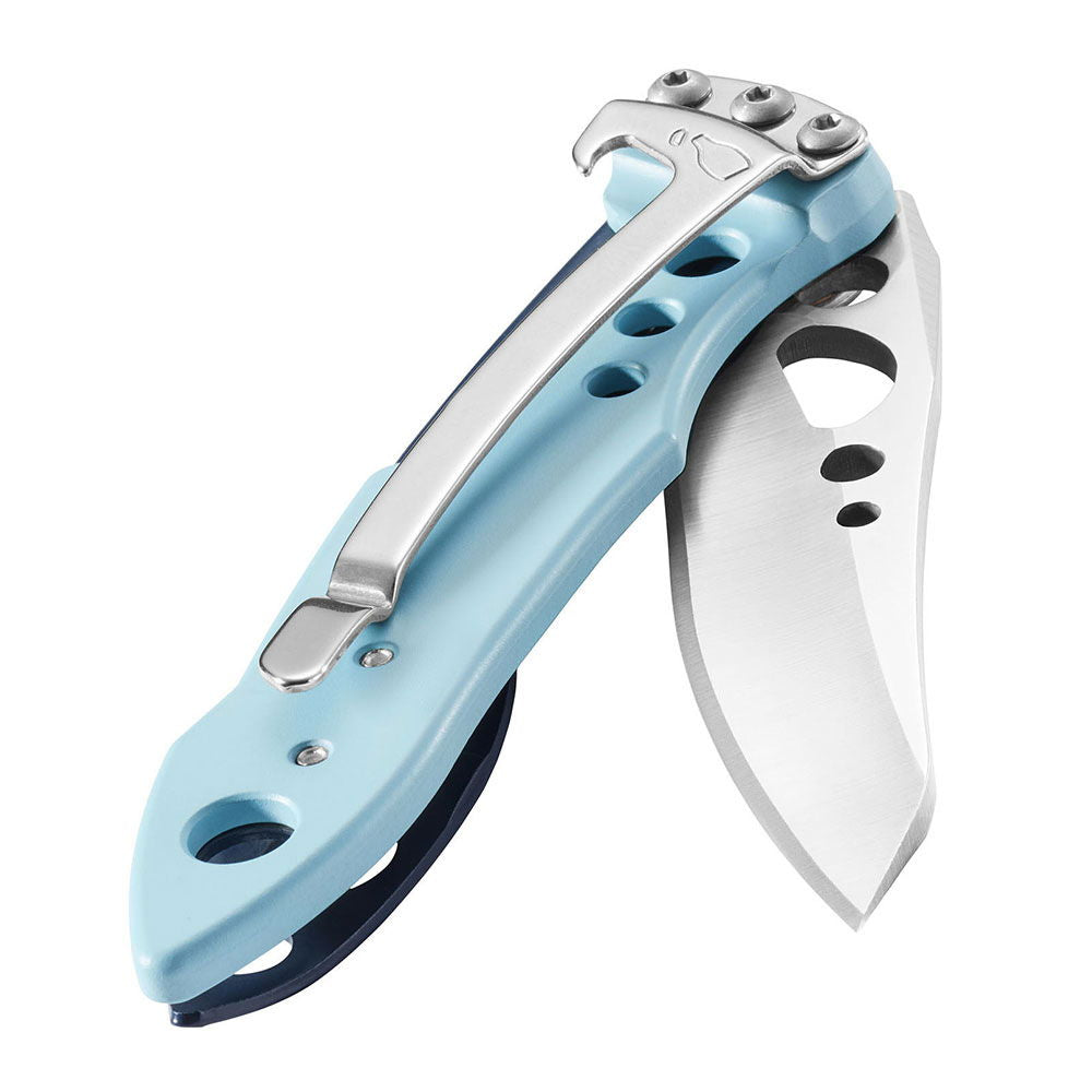 Leatherman Skeletool KB kniv montert på belte