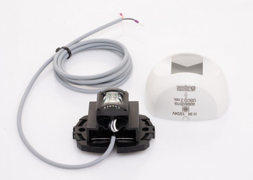 LED akterlyslanterne Serie 34 hvit 12/24V termoplast nærbilde