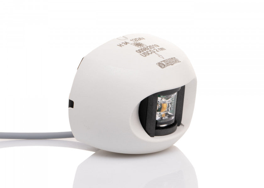 LED akterlyslanterne Serie 34 hvit 12/24V termoplast lys i mørket