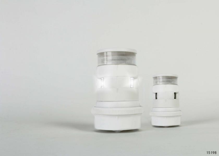 LED anker-/topplanterne Serie 34 hvit 12/24V bakside