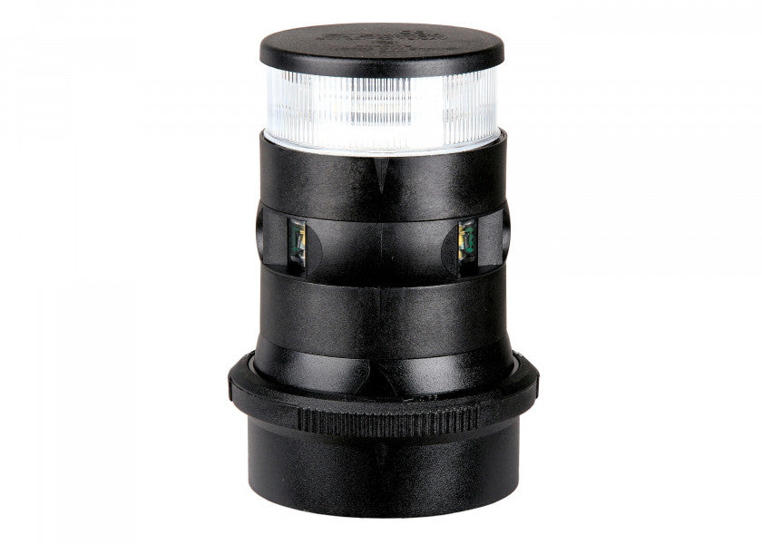 LED anker-/topplanterne Serie 34 sort 12/24V forfra