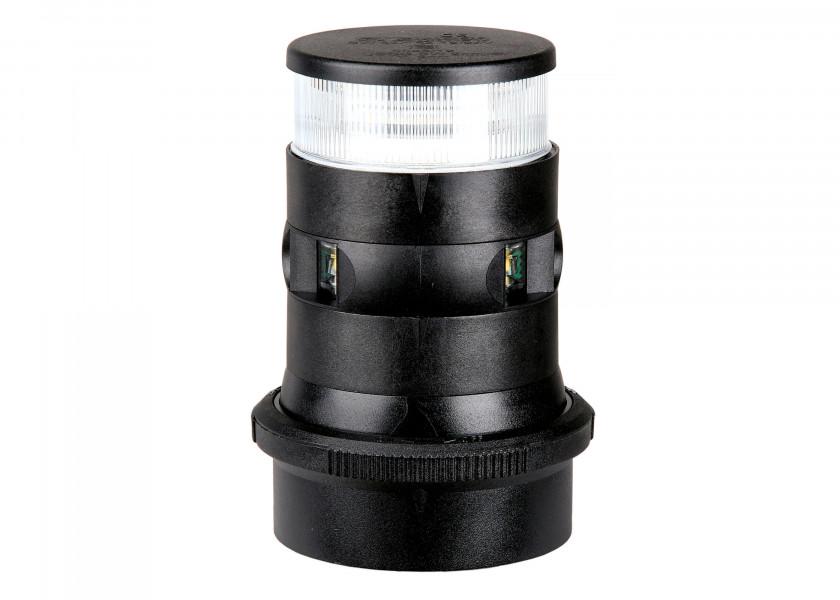 LED anker-/topplanterne Serie 34 sort 12/24V med kabeltilkobling