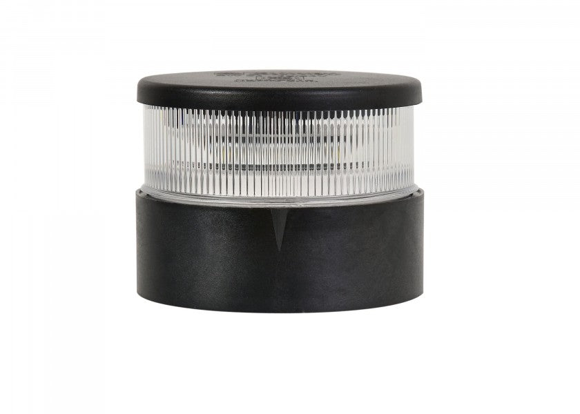 LED ankerlanterne Serie 34 sort montert på båt