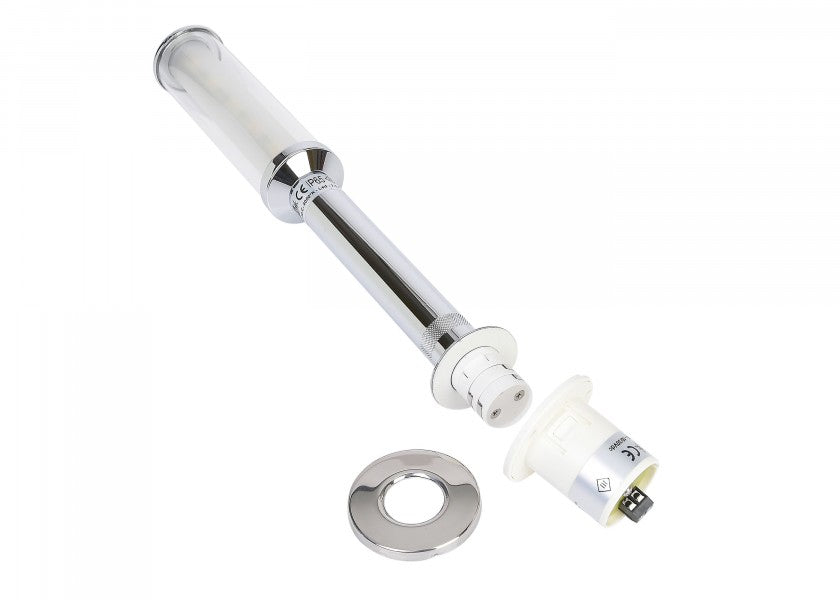LED bordlampe HALLEY med glassylinder vanntett detalj