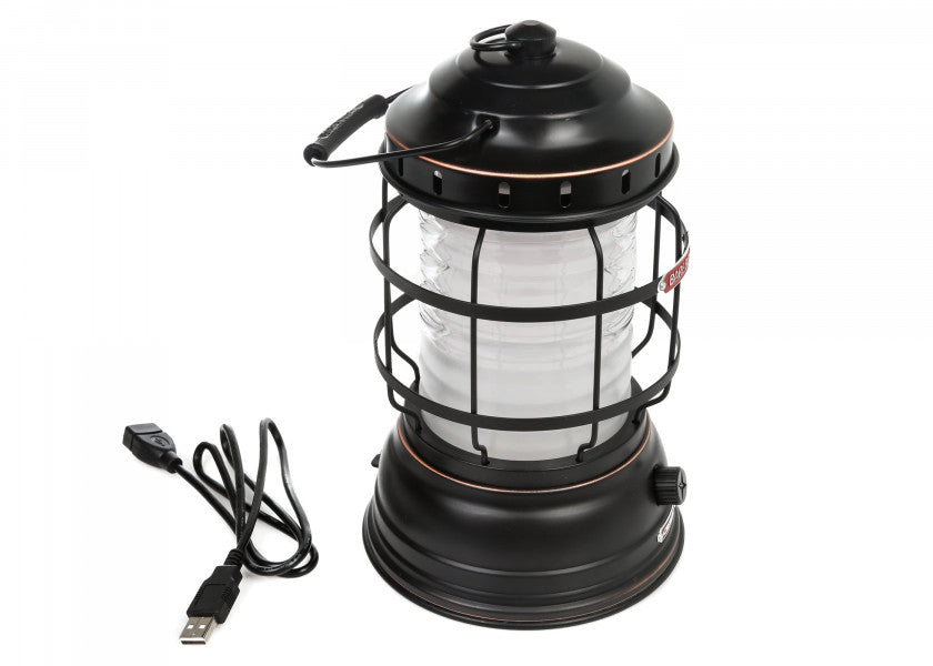 LED bordlykt bronse 1-220 lumen oppladbar USB - Barebones montert