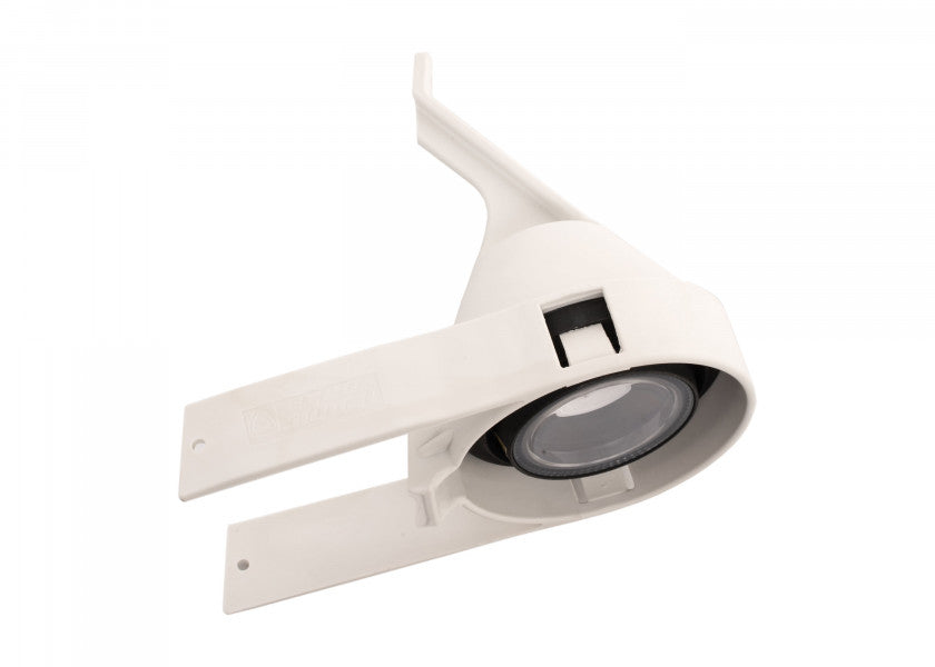 LED dekkslys KIEL hvit 12/24V plast forside