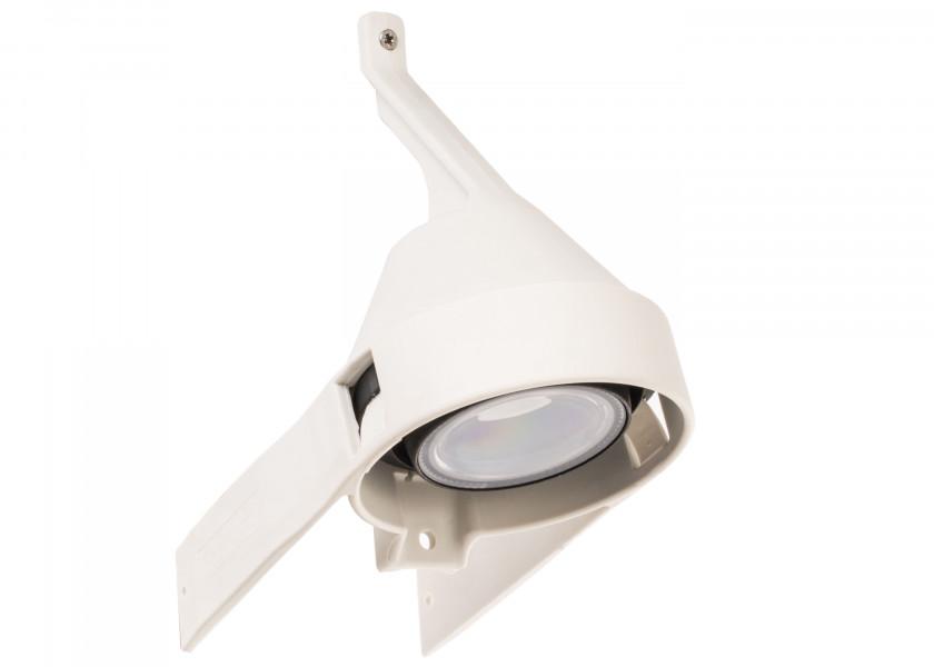 LED dekkslys KIEL hvit 12/24V plast pakning og tilbehør
