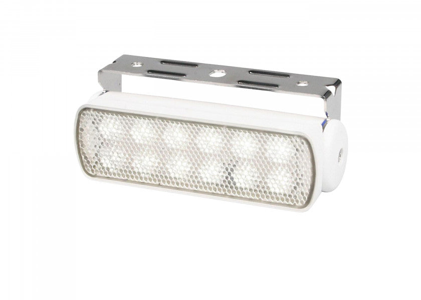 LED dekkslys SEA HAWK hvit bredstrålende forfra