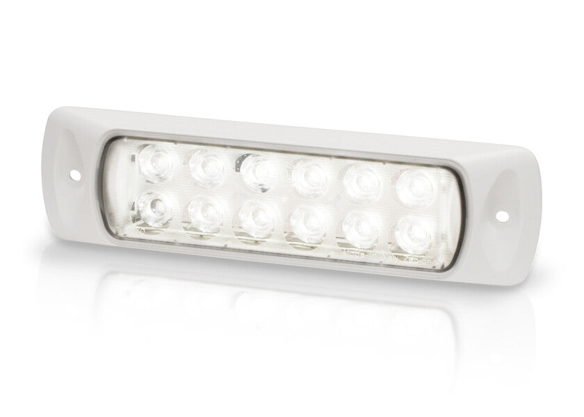 Bakside av LED dekkslys SEA HAWK R hvit innfelt