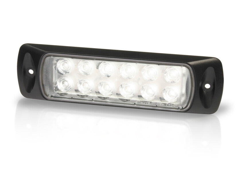LED dekkslys SEA HAWK R svart innfelt bakside